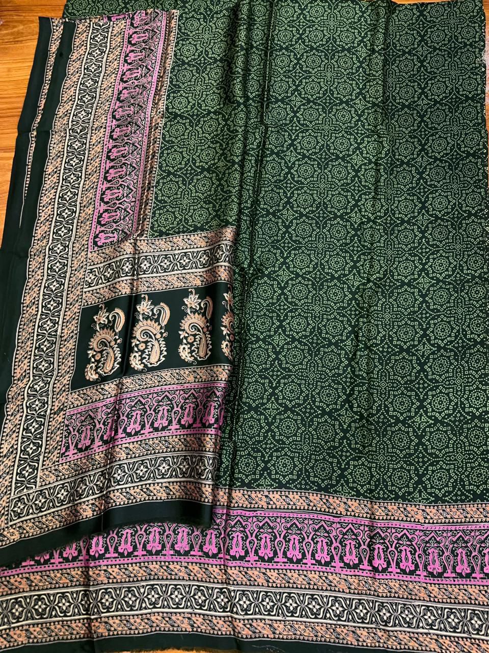 Pure Sheesha Silk Shirt + Dopatta