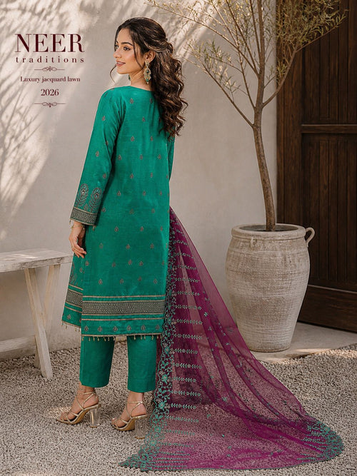 Luxury Lawn Jacquard (Unstitched 3-Piece) #2